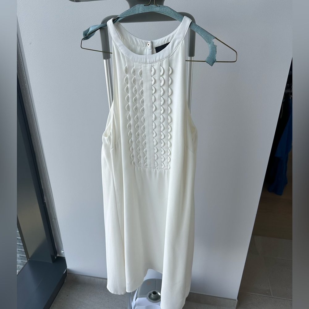 Super cute Aqua cream sleeveless dress